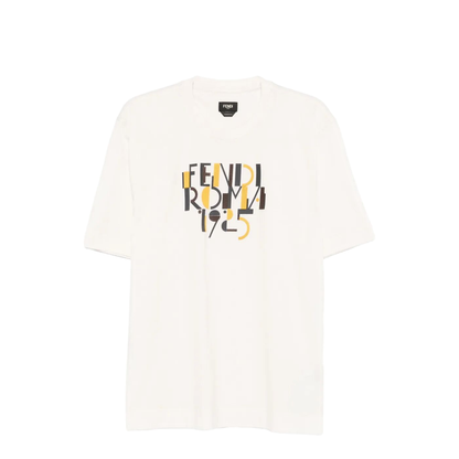 MAYFEYR - Fendi - Roma 1925 Print Cotton T-Shirt - FY0936AVOH