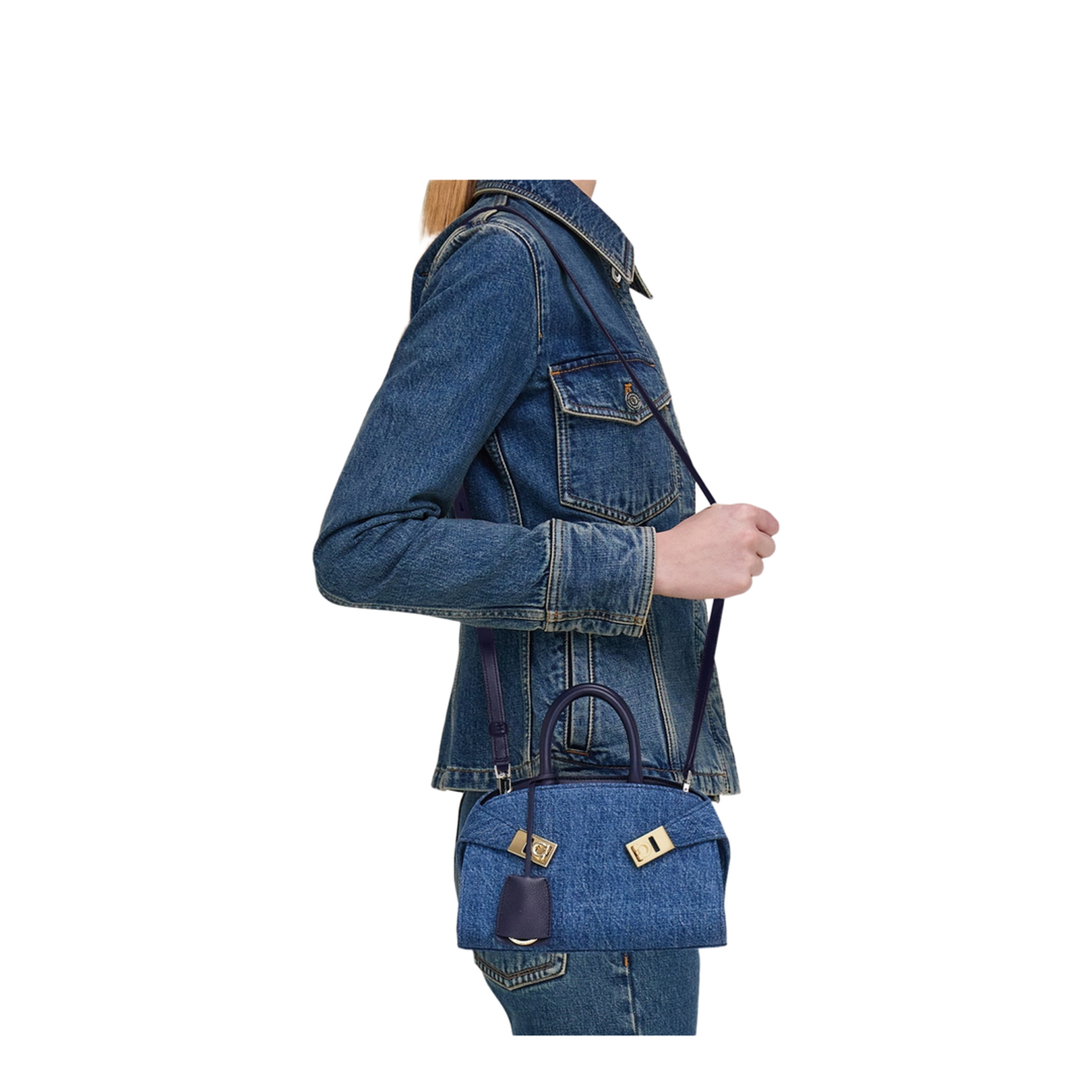Gancini Shoulder Bag