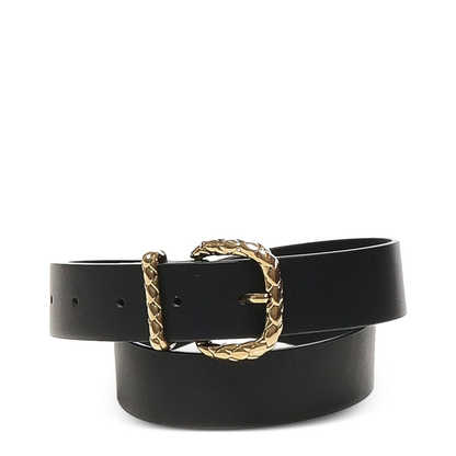 Coaxial Loop Belt in Black