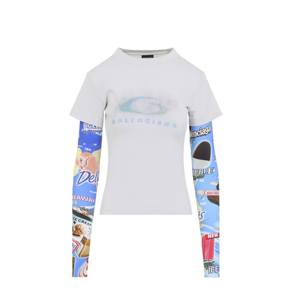 MAYFEYR - Balenciaga - Double Sleeve T-Shirt - 809262TTVN7
