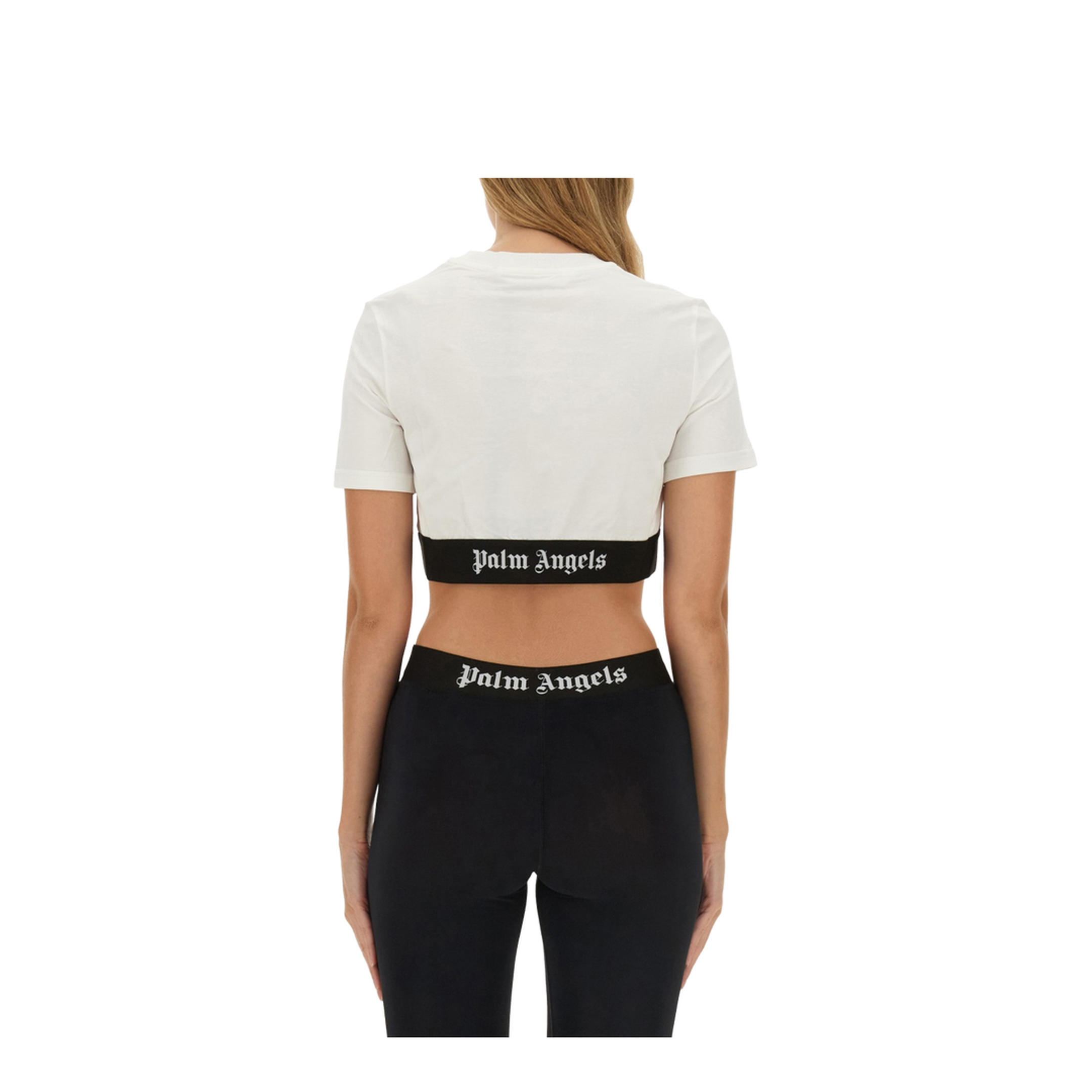 MAYFEYR - Palm Angels - T-Shirt With Logo - PWAA067C99JER0010310