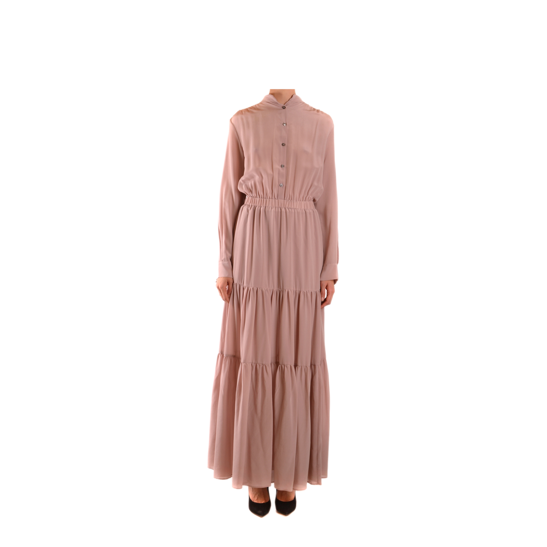 MAYFEYR - Semi-Couture - Silk Dress Antique Pink - Y8AU11