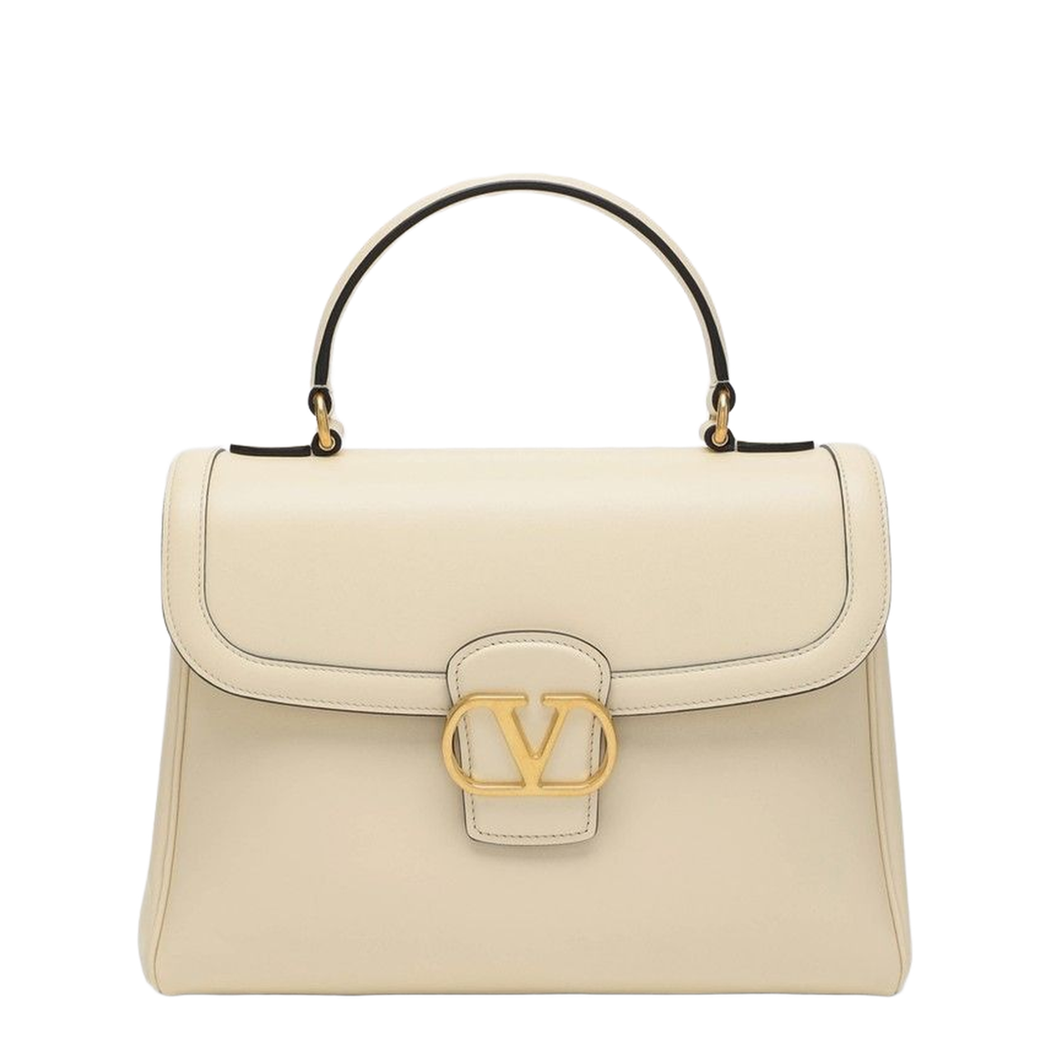 Valentino 9TO5 Large Leather Shoulder Bag - Butter – MAYFEYR