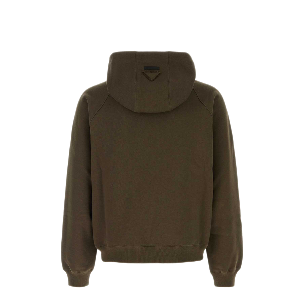 MAYFEYR - Prada - Olive Green Cotton Sweatshirt - UJL58DSOOO6382F0334