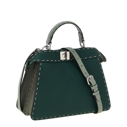 Small Peekaboo Iseeu Tote Bag In Green