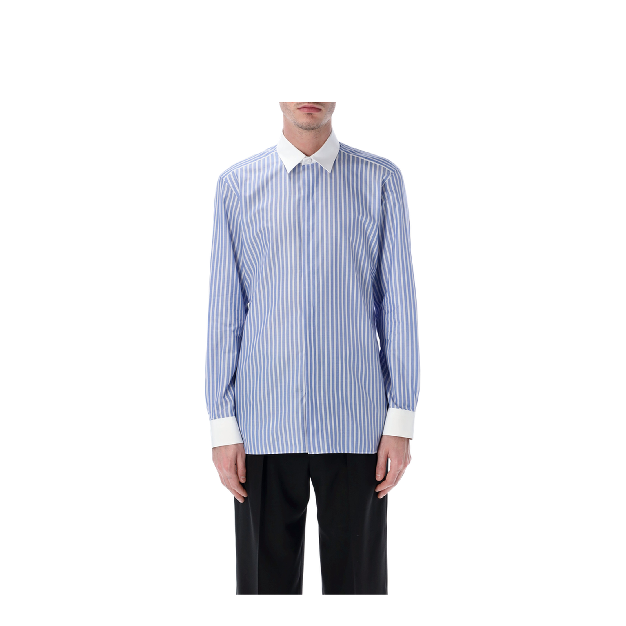 Wide Stripe Casual Shirt