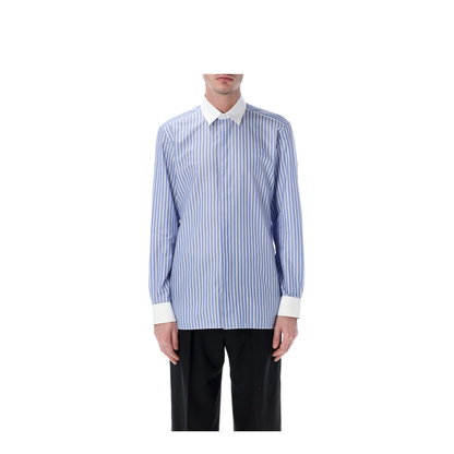 Wide Stripe Casual Shirt