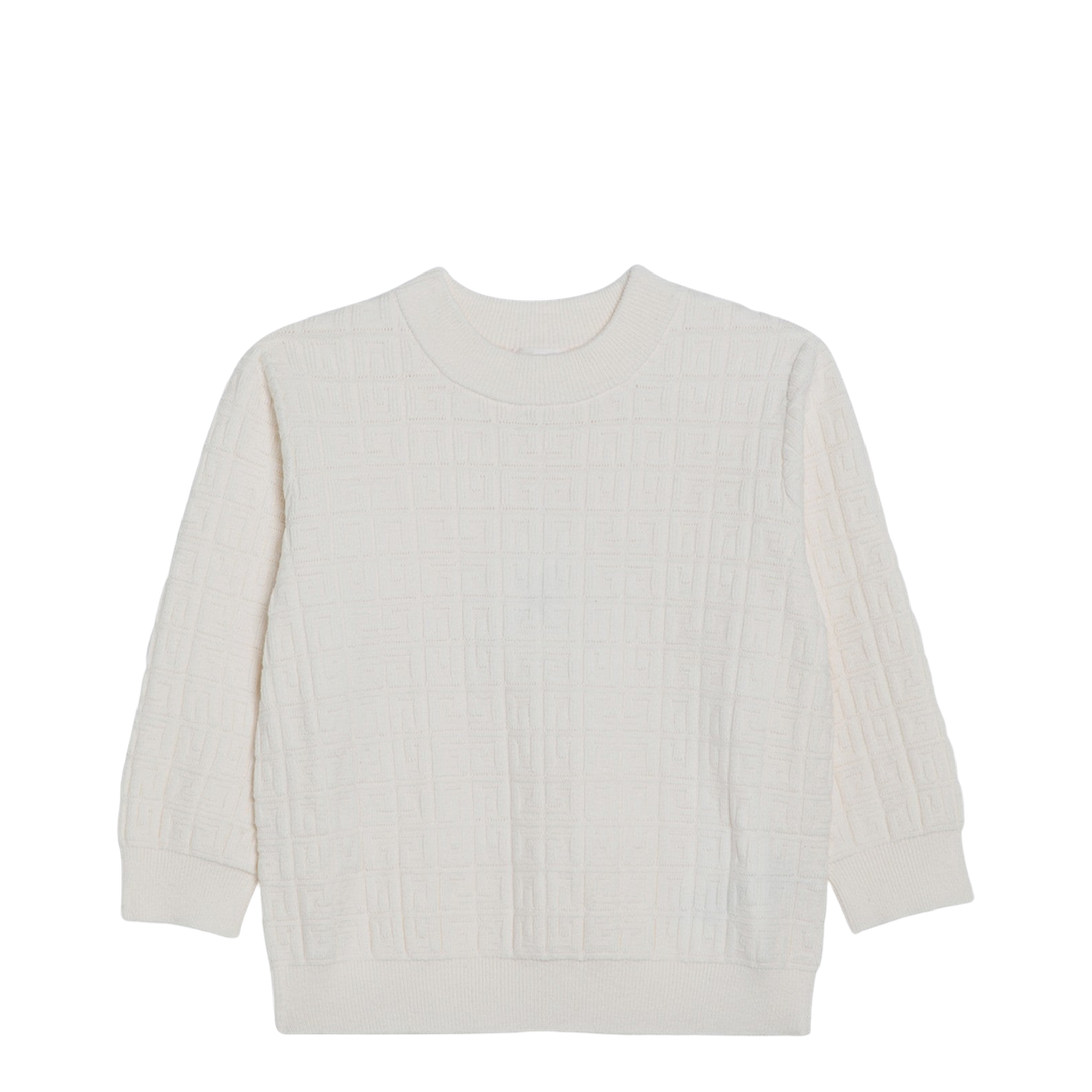 White Jumper with 4G Inlay