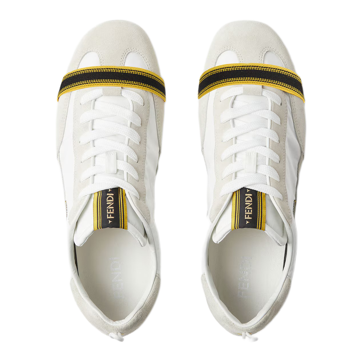 Wrap Suede And Fabric Sneakers