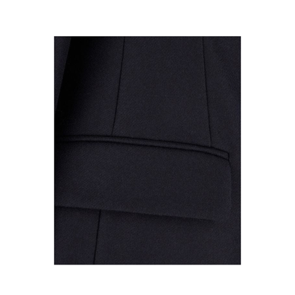 Midnight Blue Wool Coat