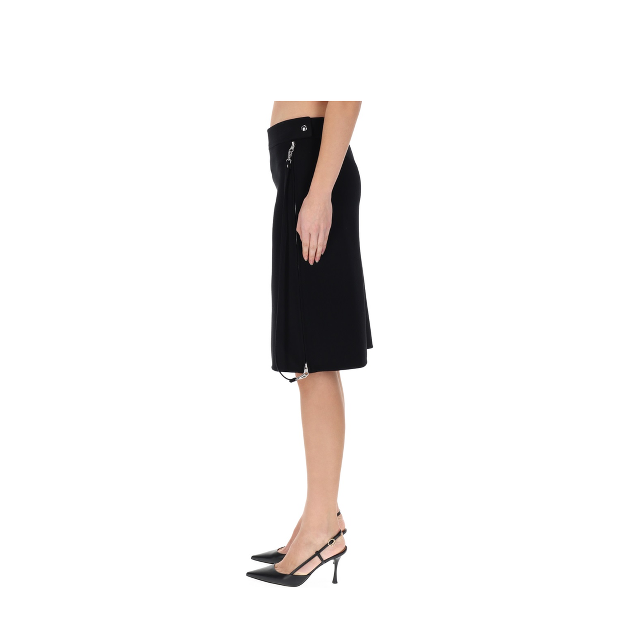 MAYFEYR - Courreges - Midi Skirt With Zipper - 325CJU278WO01439999