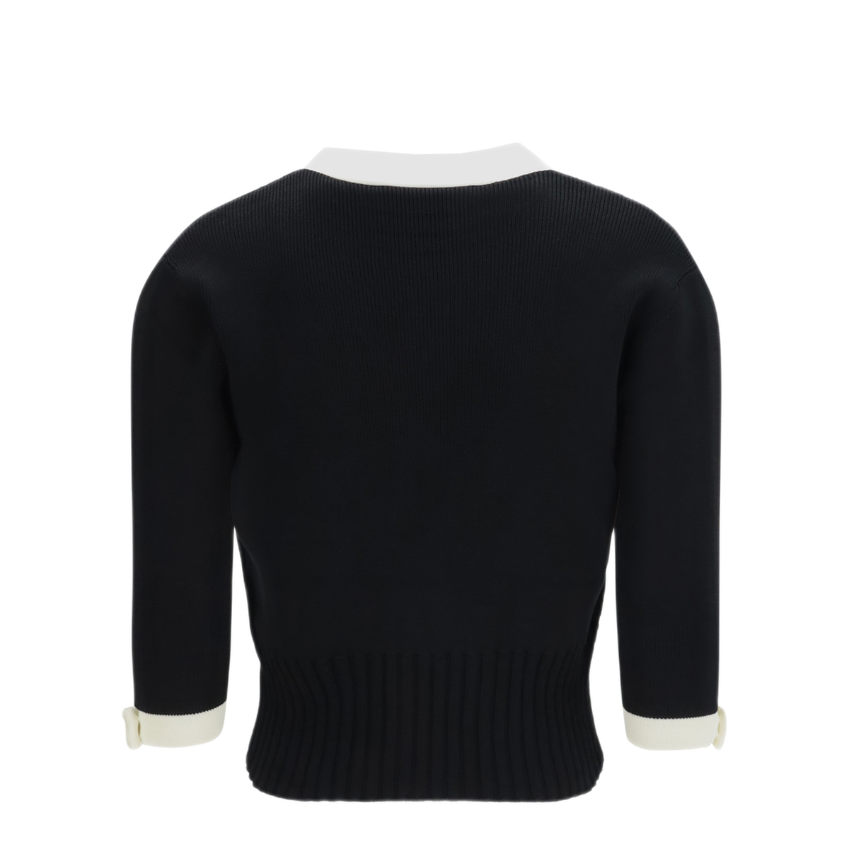 MAYFEYR - Valentino - Bicolor V Neck Cardigan - 9B3KA16CAAJ0KQ
