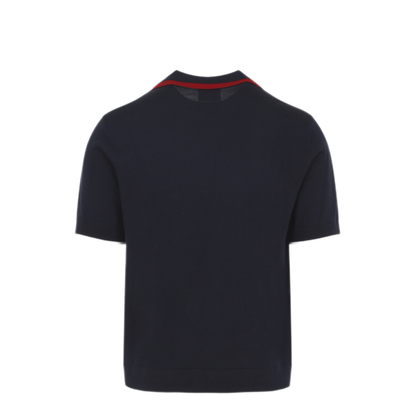 MAYFEYR - Casablanca - Knitted Track Polo - MPF26KW84601NAVY
