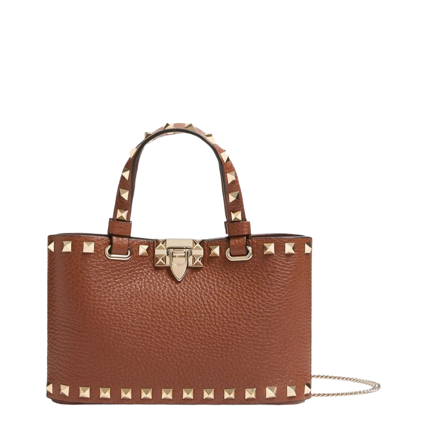 Rockstud Leather Mini Bag