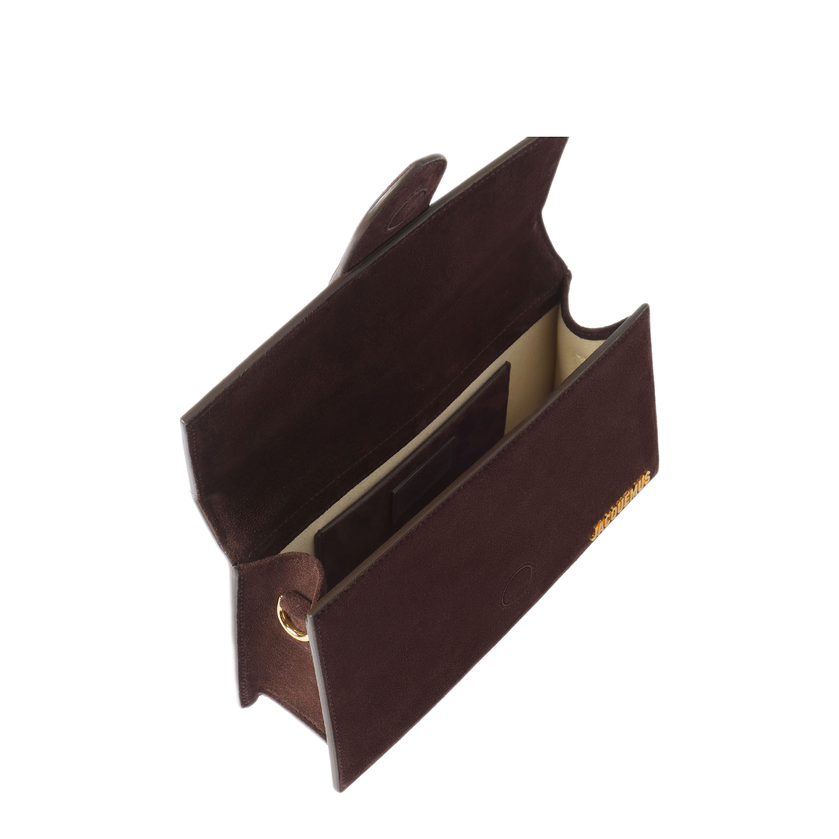 Le Grand Bambino Large Suede Calfskin Shoulder Bag - Clay