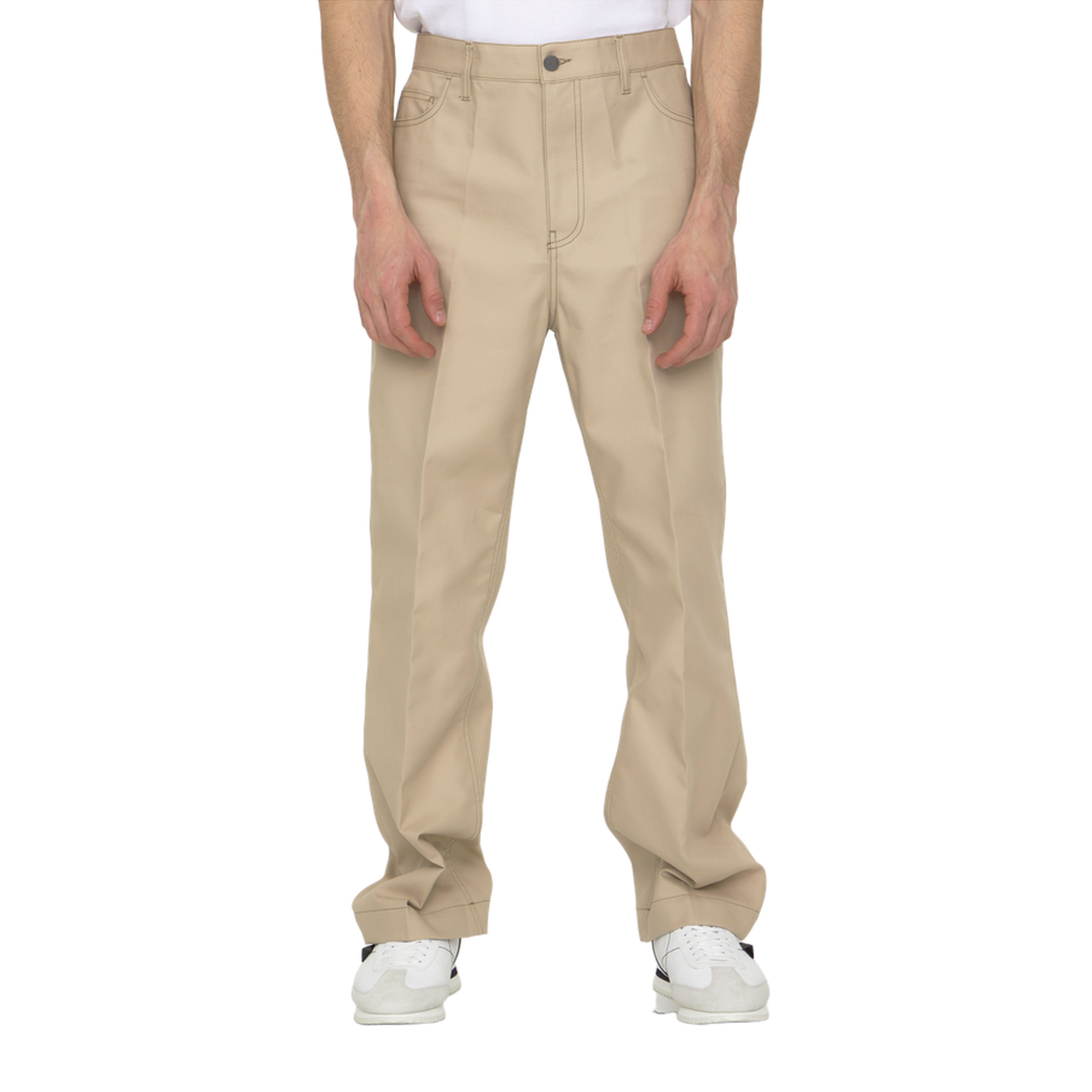 Cotton Gabardine Trousers