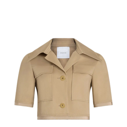 MAYFEYR - Patou - Short-Sleeved Cotton Cropped Jacket - JA0480074093S