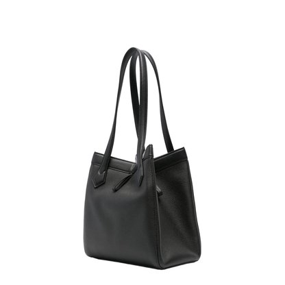 Origami Medium Leather Hobo Bags - Black