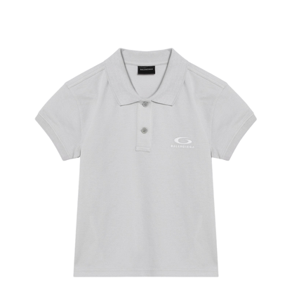 Cotton Pique Polo Shirt With Sport Icon Logo