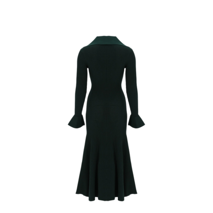 MAYFEYR - Self Portrait - Midi Dress With Cut Out - RS26138MAGGREEN