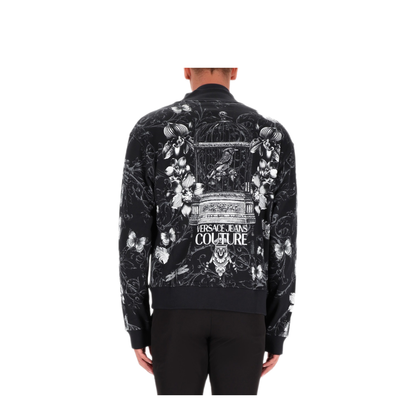 MAYFEYR - VERSACE JEANS COUTURE - Cotton Fleece Bomber Jacket - 79GAI30CFS206U23