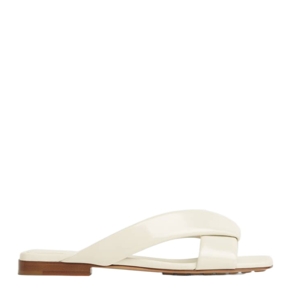 MAYFEYR - Bottega Veneta - Ivory Leather Riva Slippers - 827569V3H909031