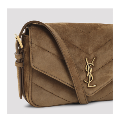 MAYFEYR - Saint Laurent - Suede Lou Lou Shoulder Bag - 873156AAE6Y2916