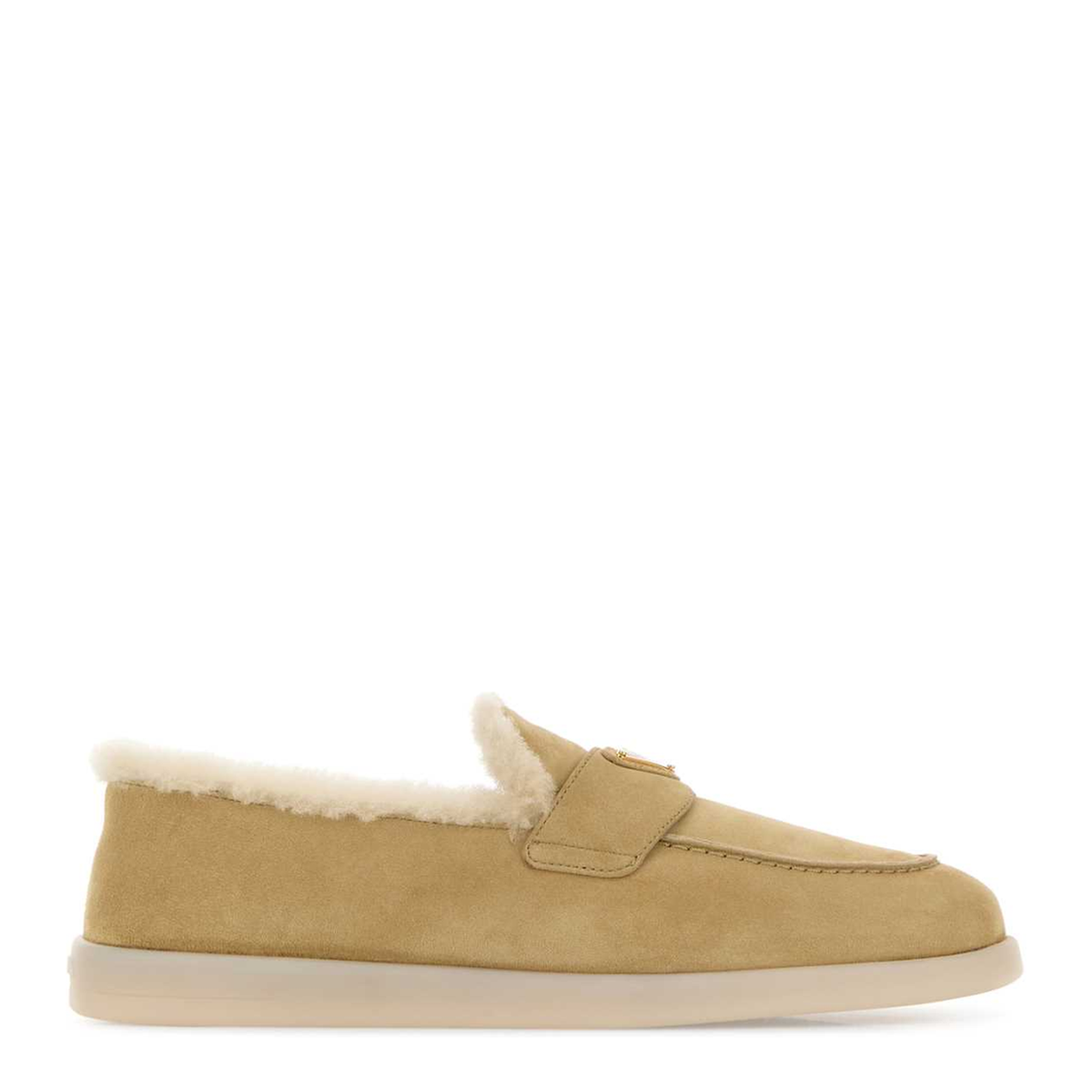 MAYFEYR - Prada - Saint Tropez Sand Suede Loafers - 1D222NFZB253ZKPF0379