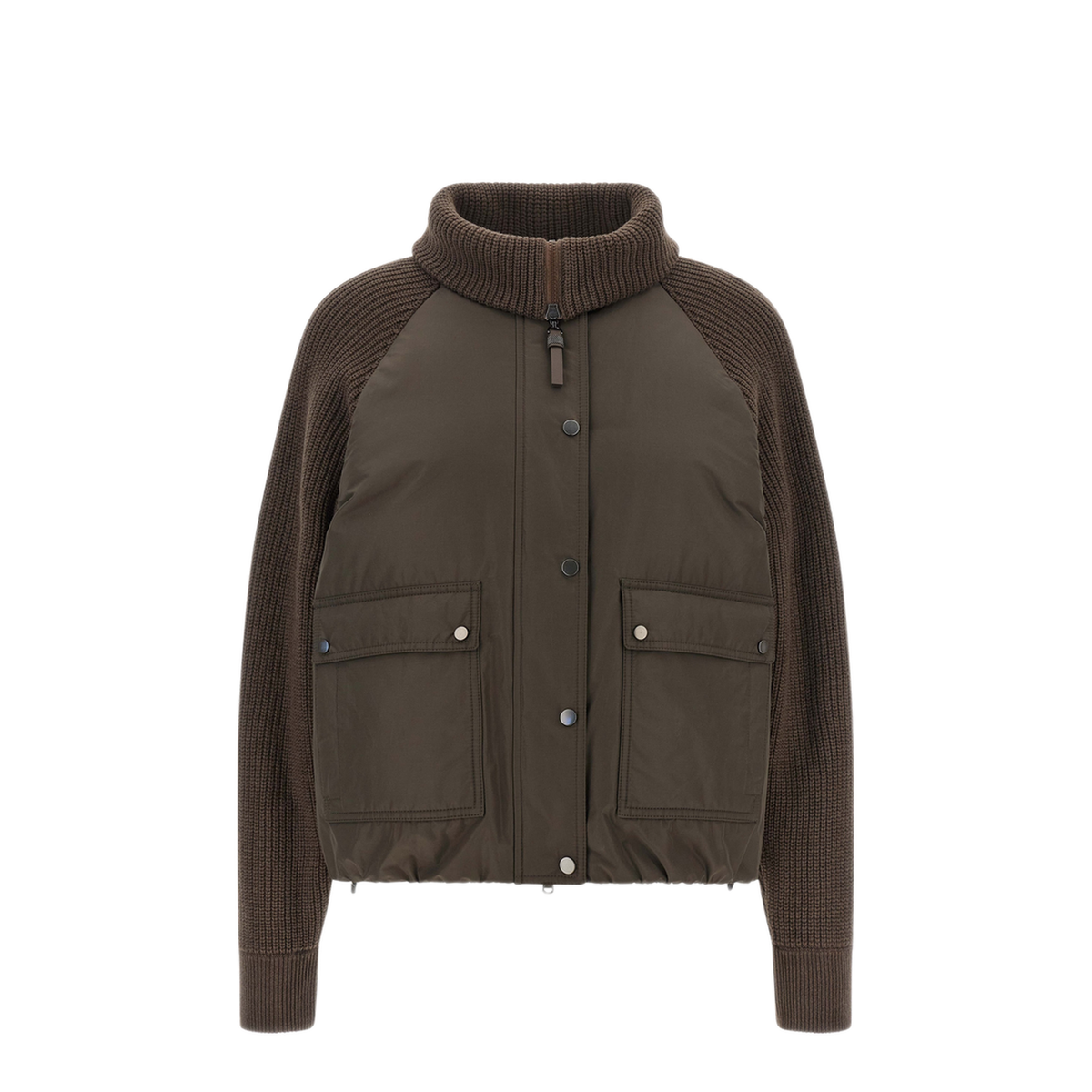 MAYFEYR - Brunello Cucinelli - Knit Insert Down Jacket - MH5257294PC028