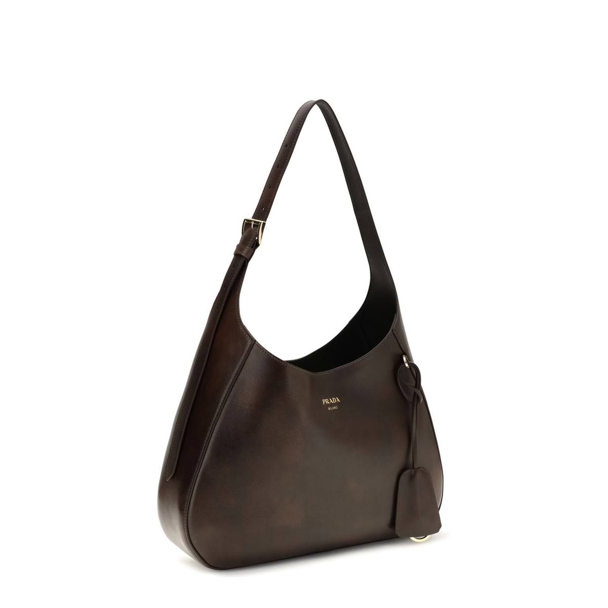 MAYFEYR - Prada - Boogie Medium Leather Shoulder Bag - 1BC300VOOO2ZRNF0324