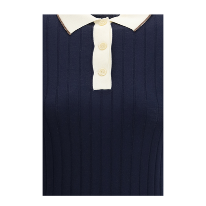 MAYFEYR - Brunello Cucinelli - Short Sleeve Polo In Virgin Wool And Cashmere With Accessory Detail - M14817205