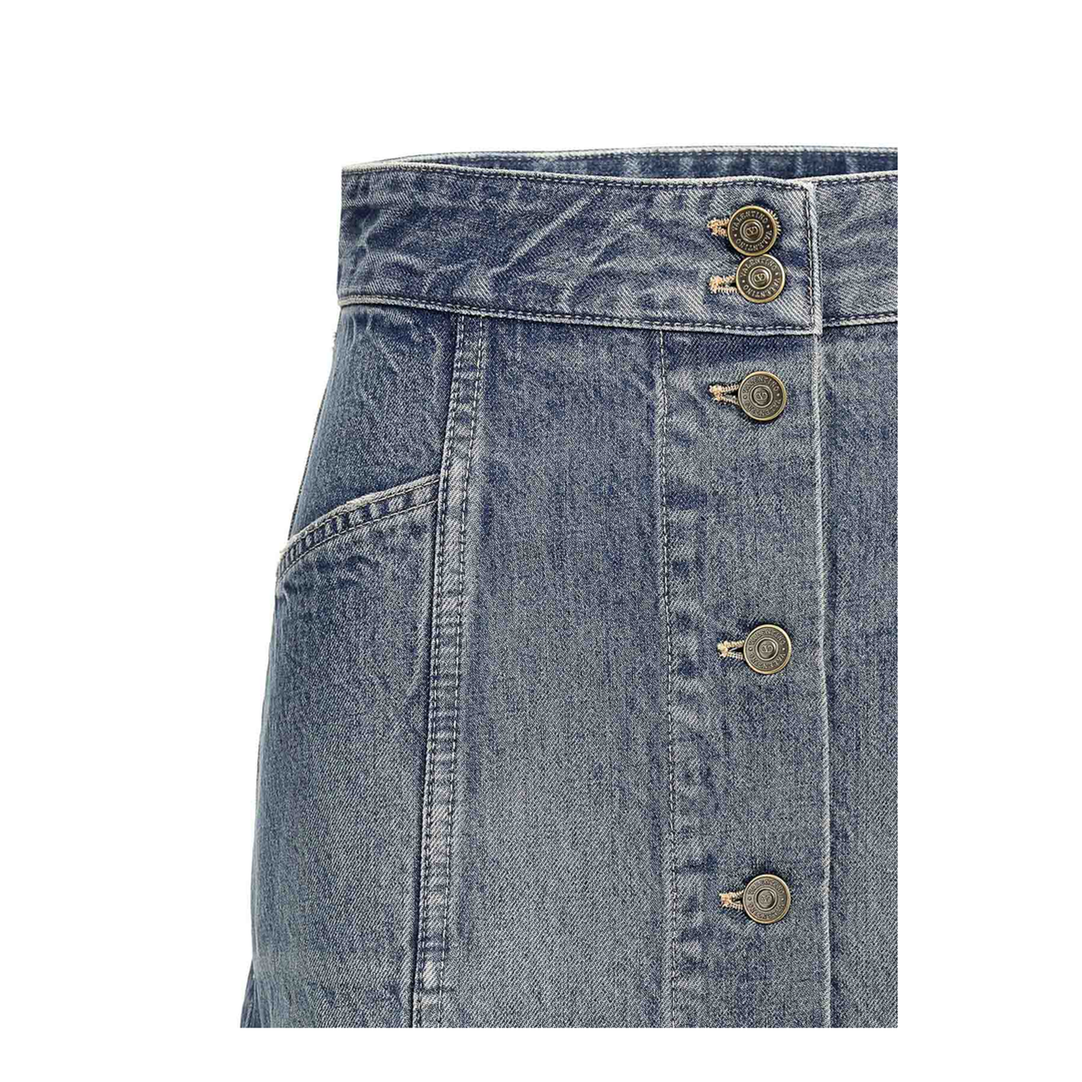 Trimming Skirt Denim