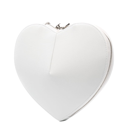 Optical White Le Coeur Bag in Calfskin