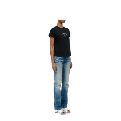 Cotton Crew Neck Logo T-Shirt