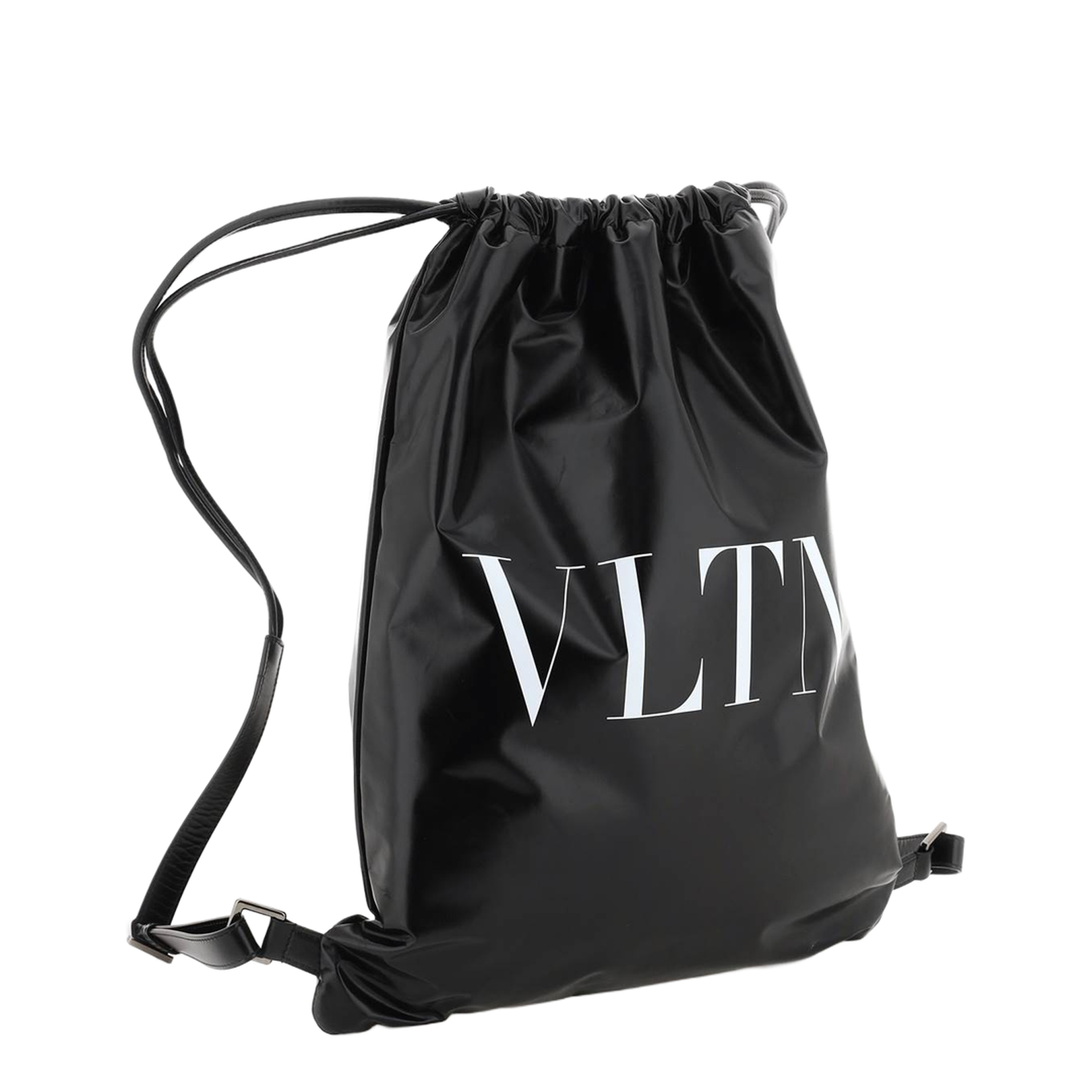 Black Leather VLTN Sack