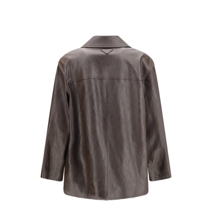 MAYFEYR - Prada - Leather Caban Jacket - UPS715SOOO6559