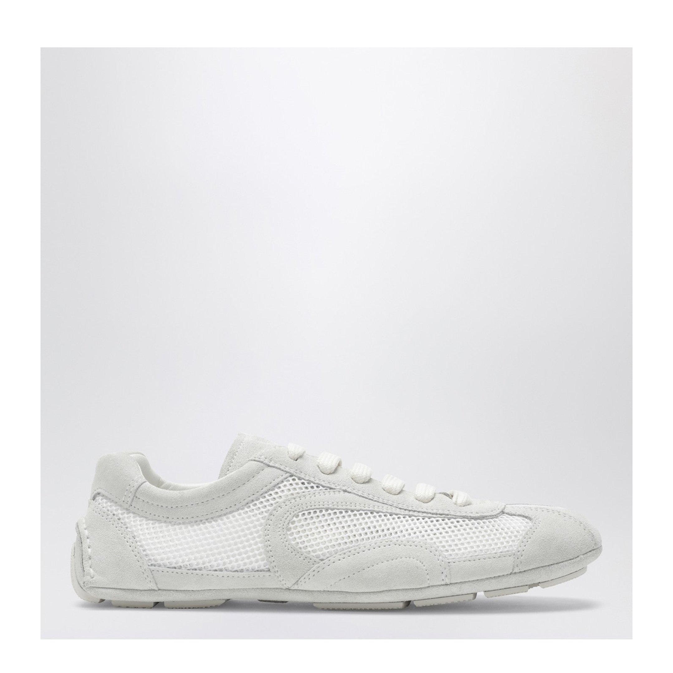 Montecarlo Re-Edition 2005 Sneakers in White Leather and Mesh