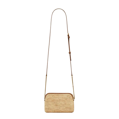 Raffia Gaby Crossbody Bag