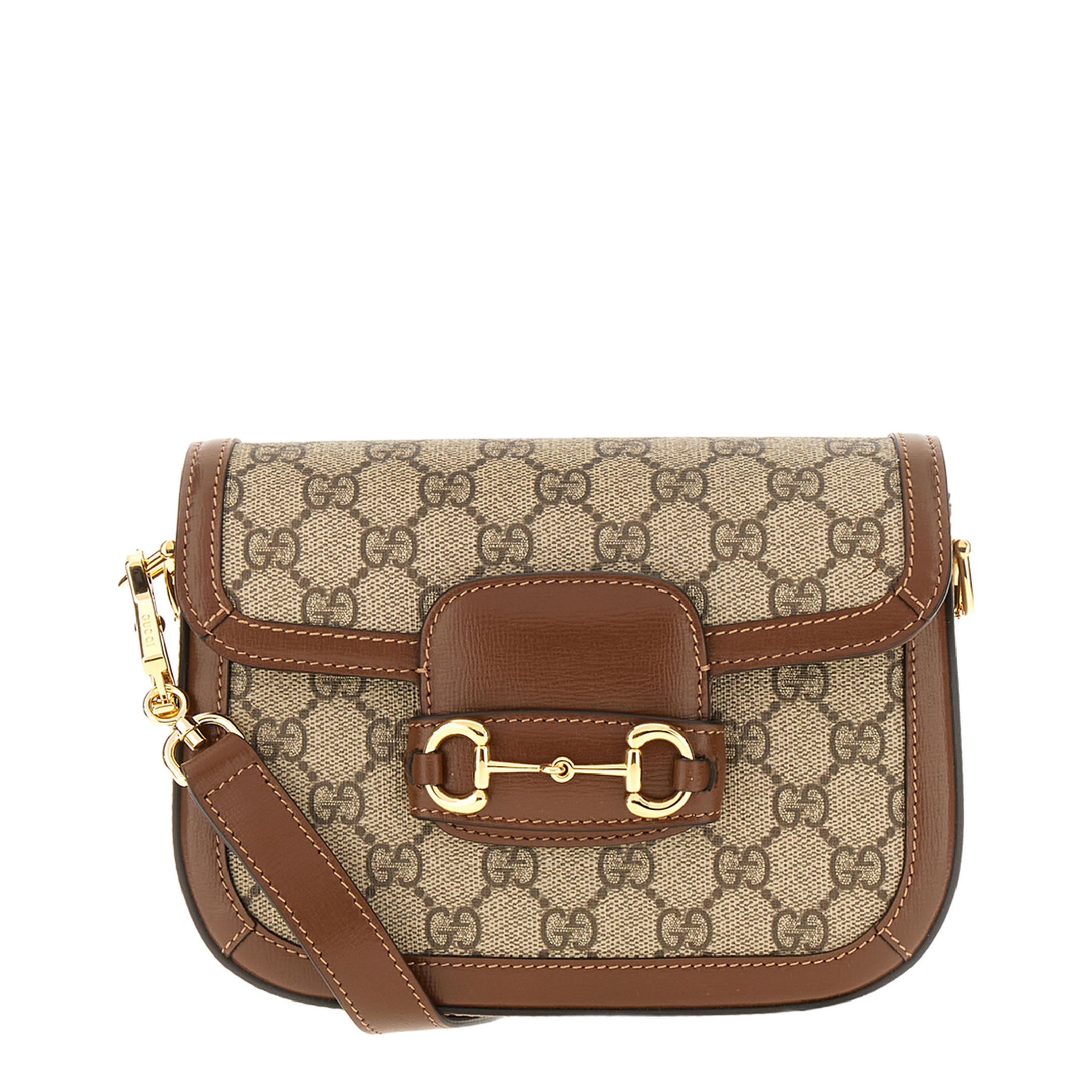 Horsebit 1955 Small Leather Shoulder Bag - Brown