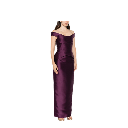 MAYFEYR - Solace London - Violet Dresses - OS49024DAMSON