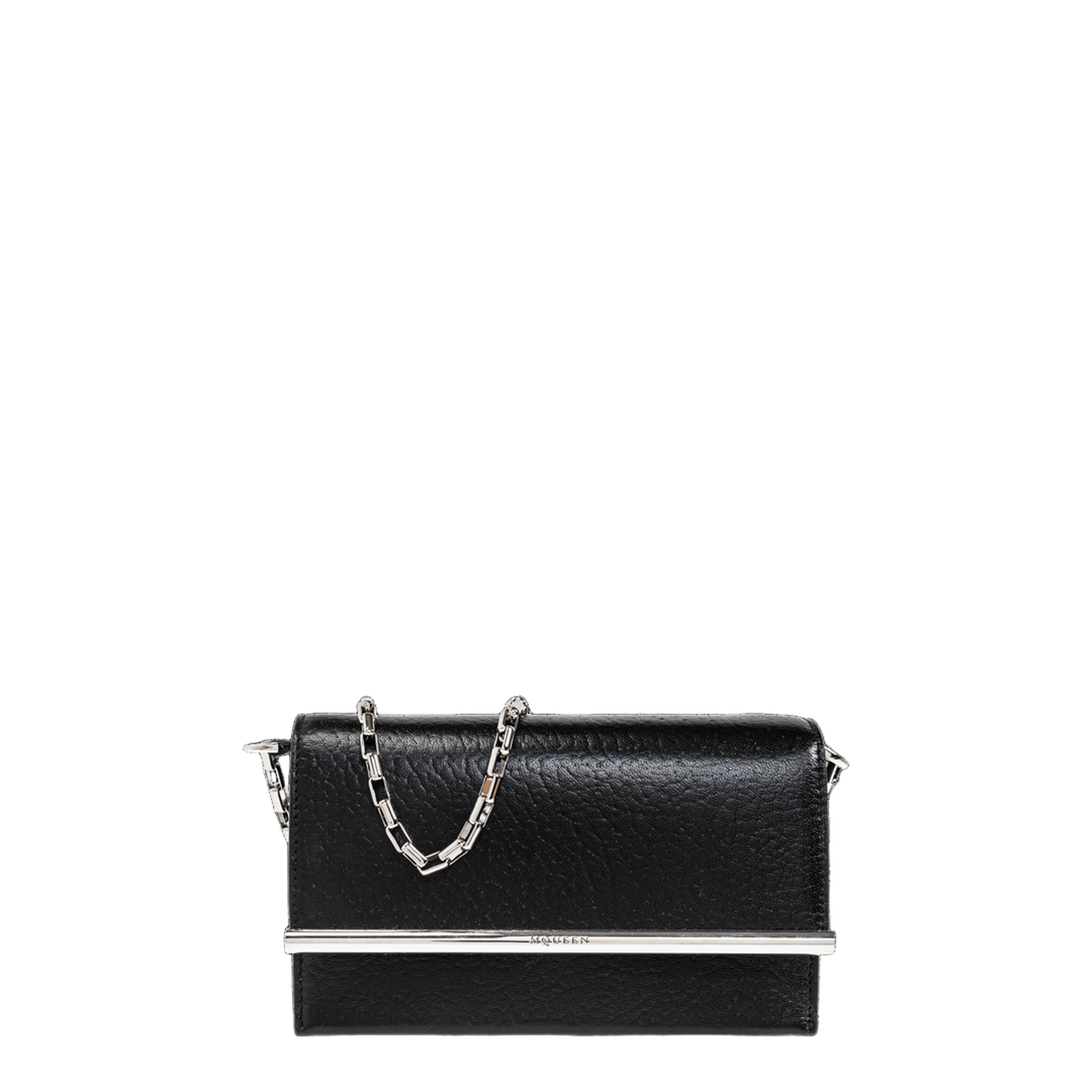 Mini Rectangular Cross-Bar Clutch Bag