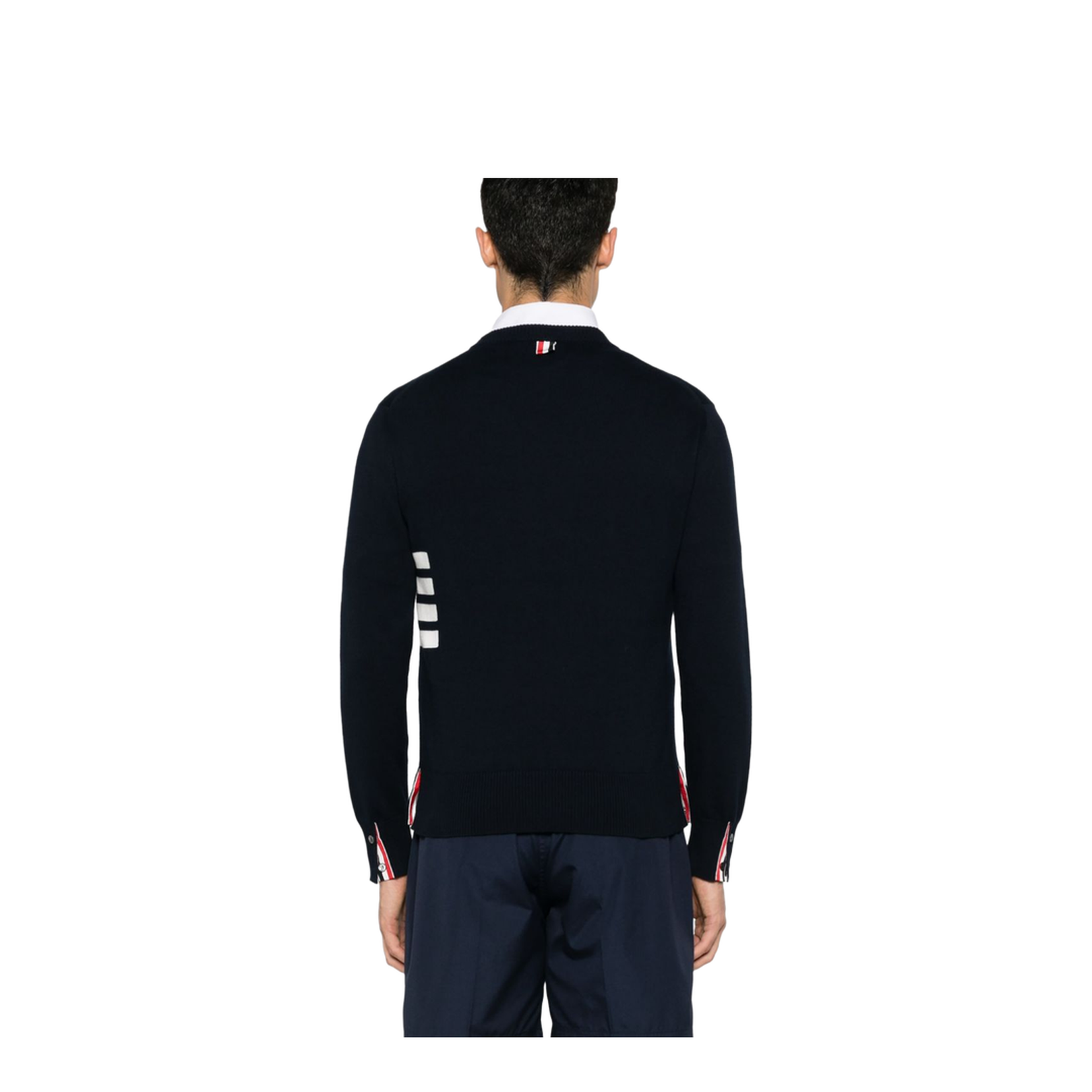 Jersey Stitch Relaxed Crew Neck Knit