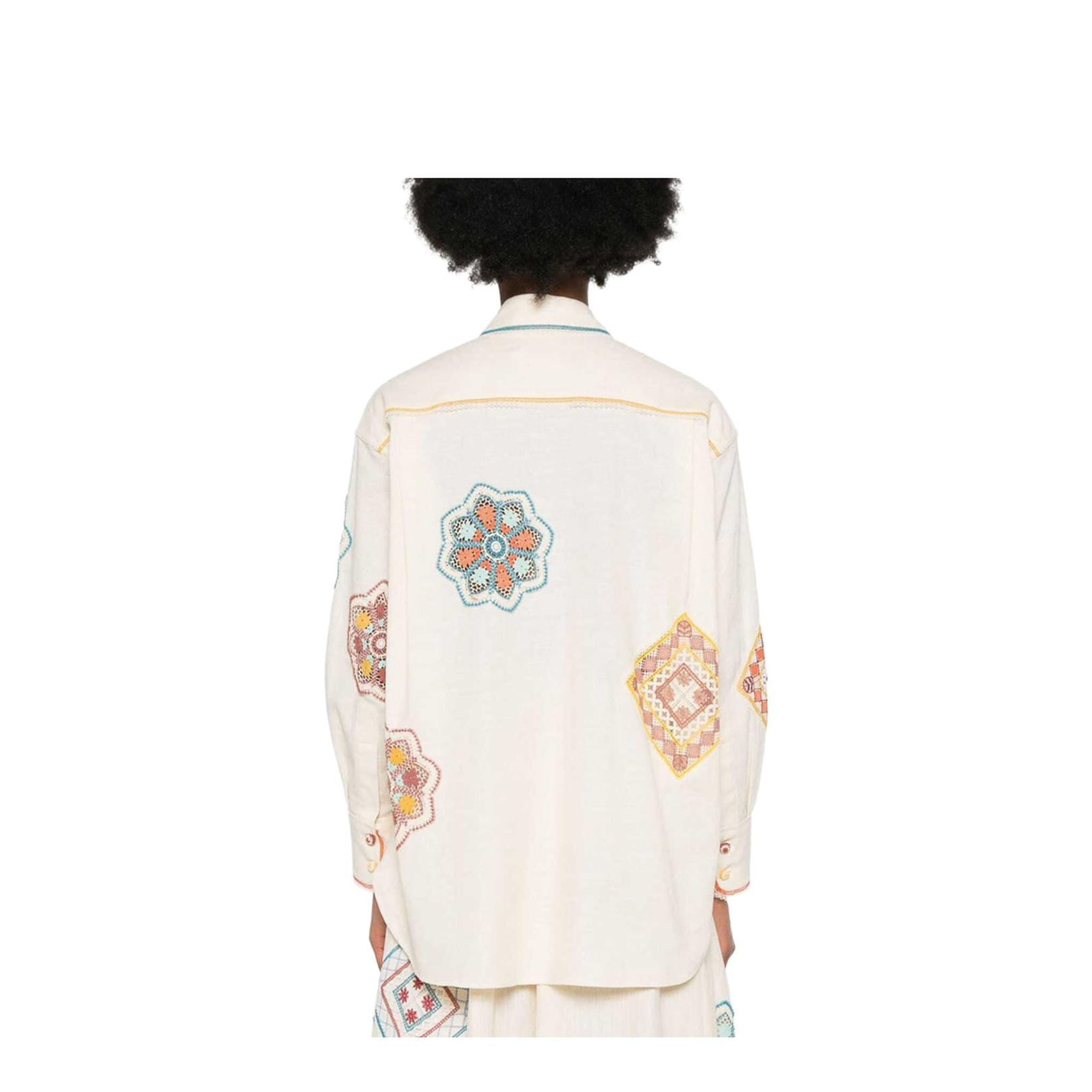 Ottie Doily Shirt - Multicolour