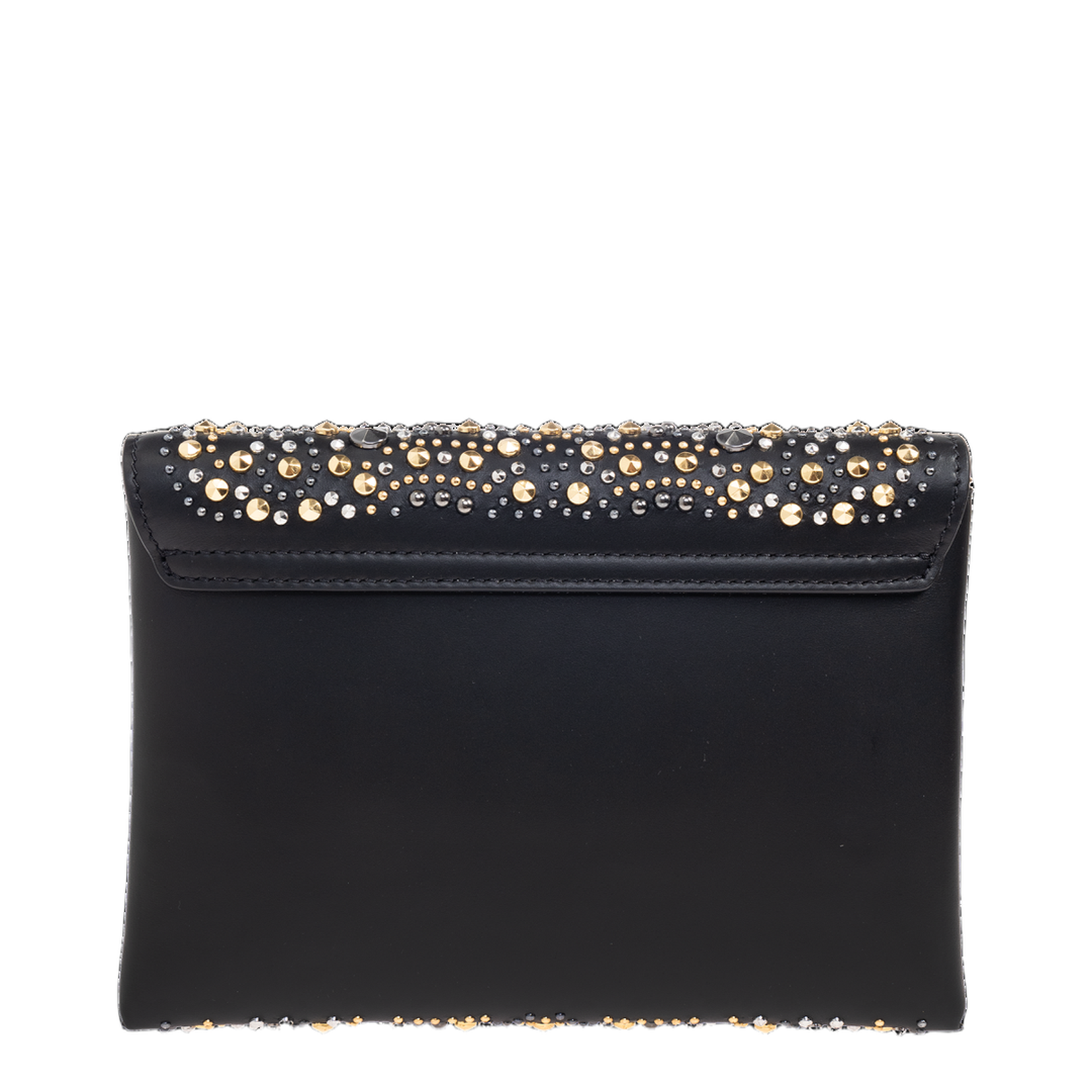 Clutch with appliqués