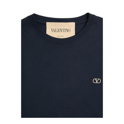 MAYFEYR - Valentino - Cotton T-Shirt With Vlogo Embroidery - VMG10VBMM