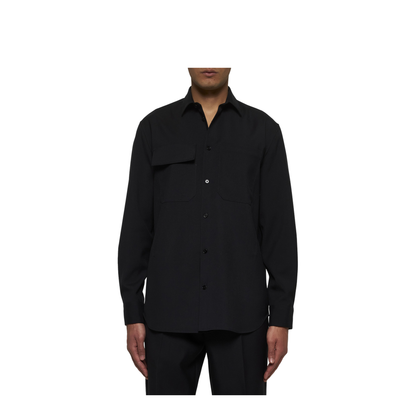 Lightweight Wool Gabardine Shirt