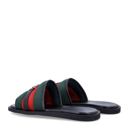 MAYFEYR - Gucci - Slide Sandal With Interlocking G | Reversible - 835091HAAHH8449