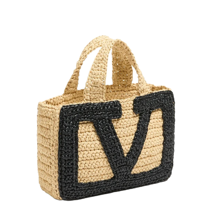 Viva Superstar Small Raffia Shopper