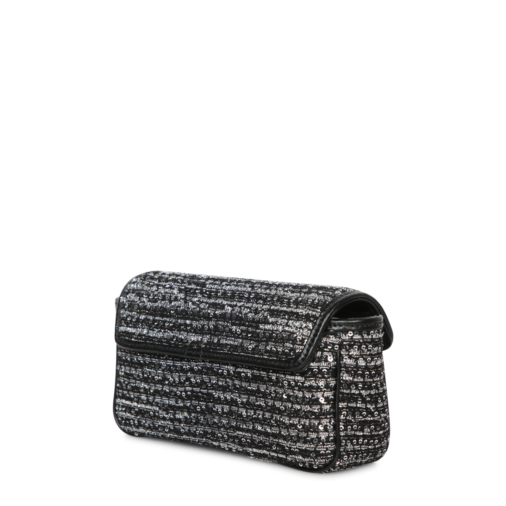 Shoulder Bag in Lamé Fabric with GG Motif