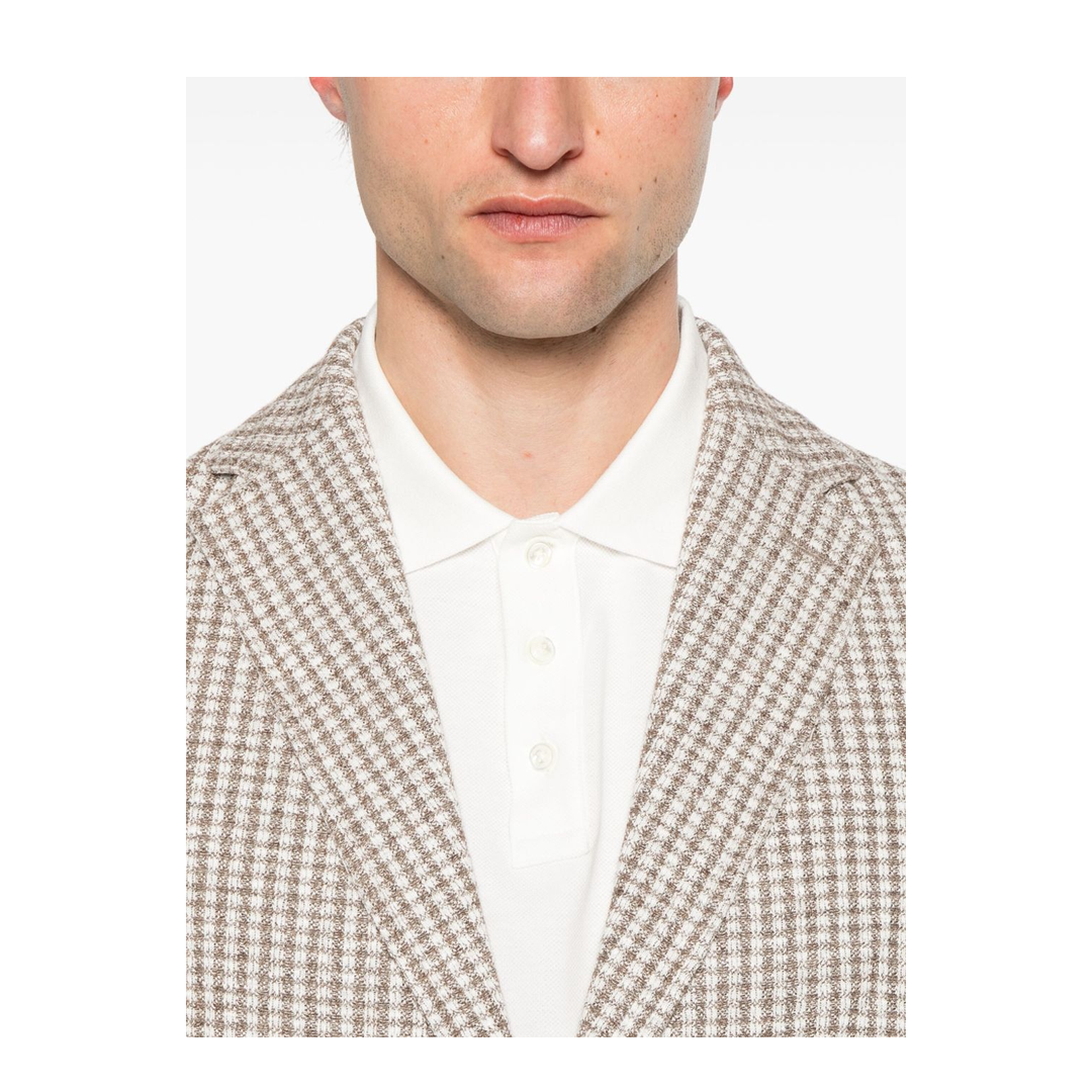 Cotton and linen blend jacket